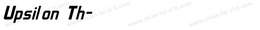 Upsilon Th字体转换